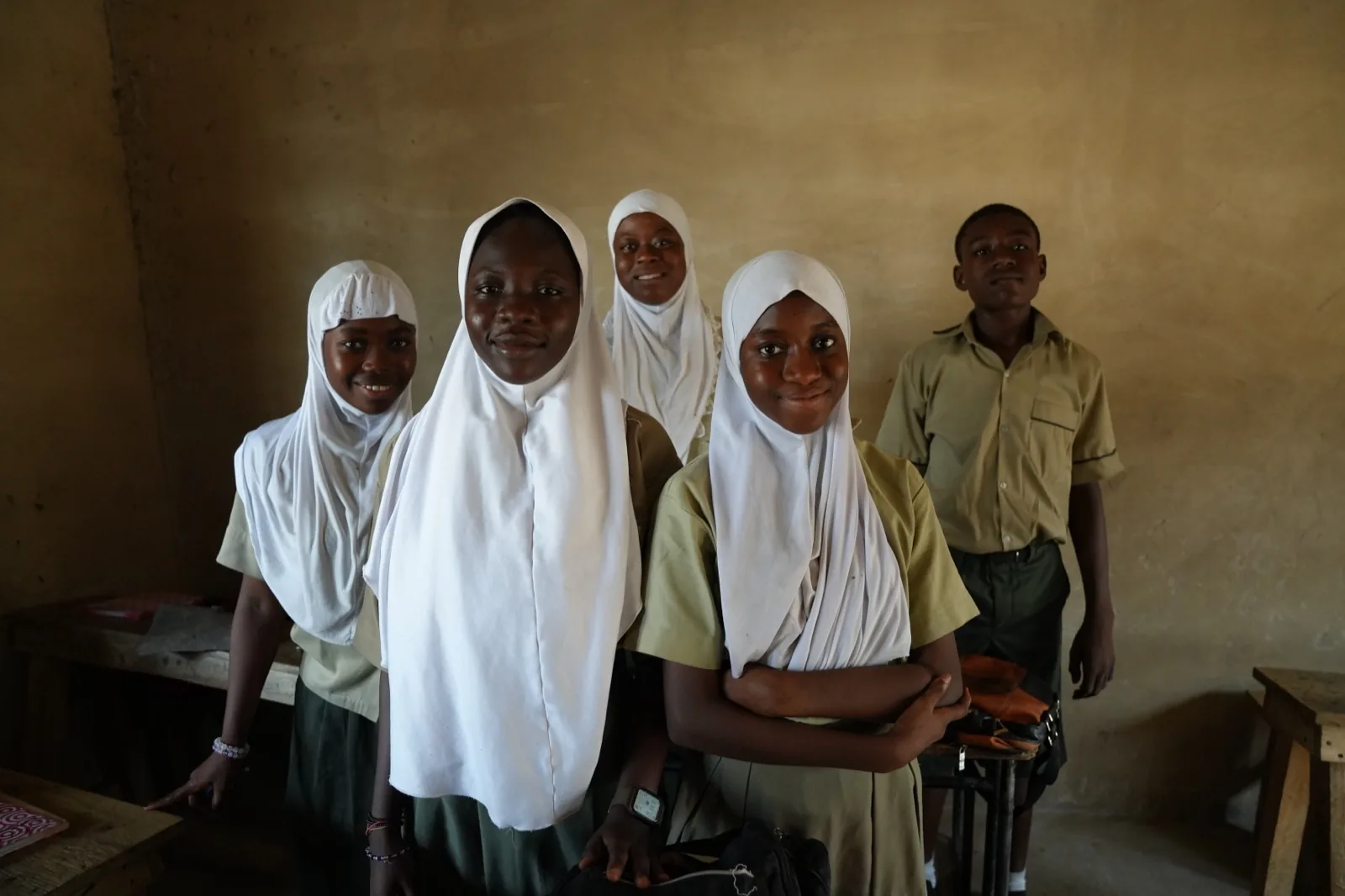 Students in their classroom in Mamobi-Nima, Ghana.