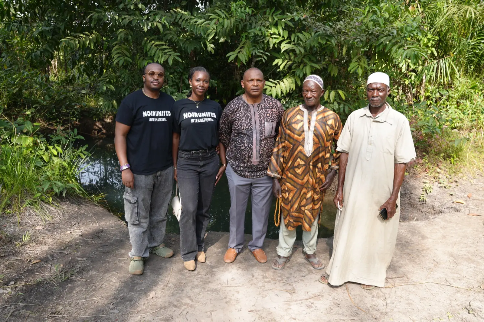 Community members in Boffa.